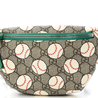 Gucci GG Supreme Monogram Baseballs Web Childrens Belt Bag 10 of 10