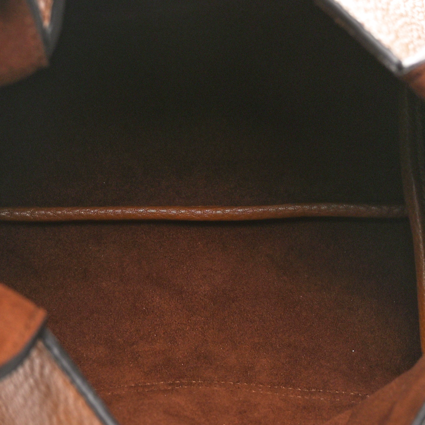 Grained Calfskin Softbit Medium Shoulder Bag Brown