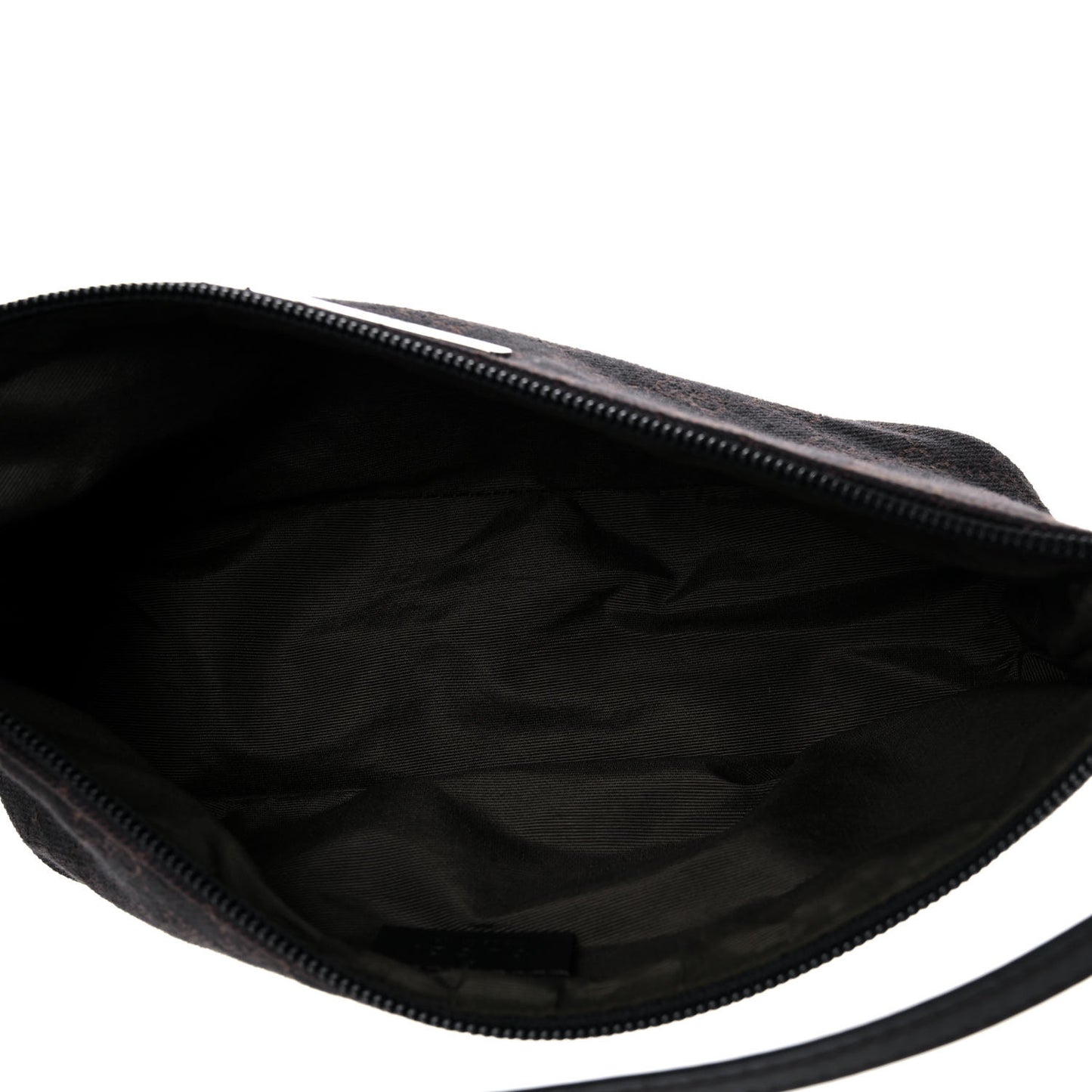 Denim Monogram Boat Pochette Dark Brown