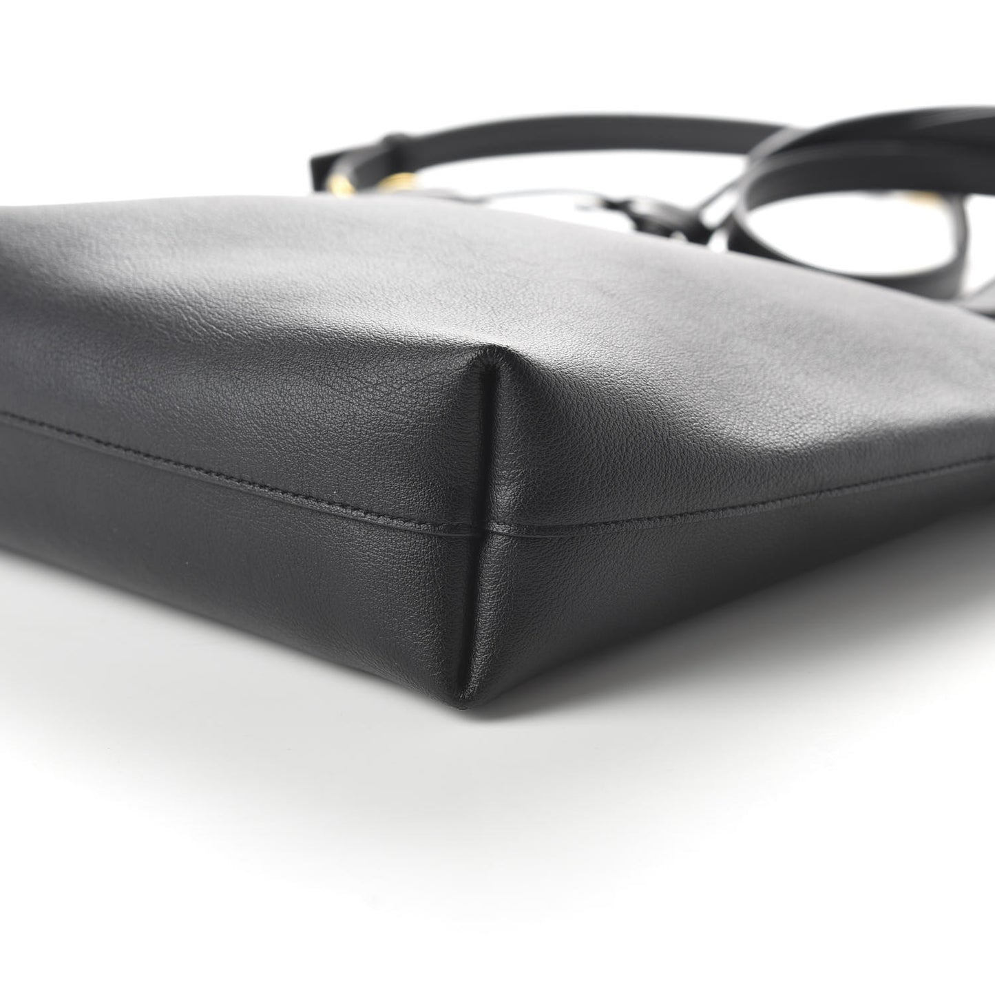 Calfskin Toy Shopping Tote Black