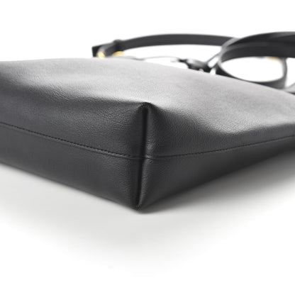 Saint Laurent Calfskin Toy Shopping Tote Black 7 of 9