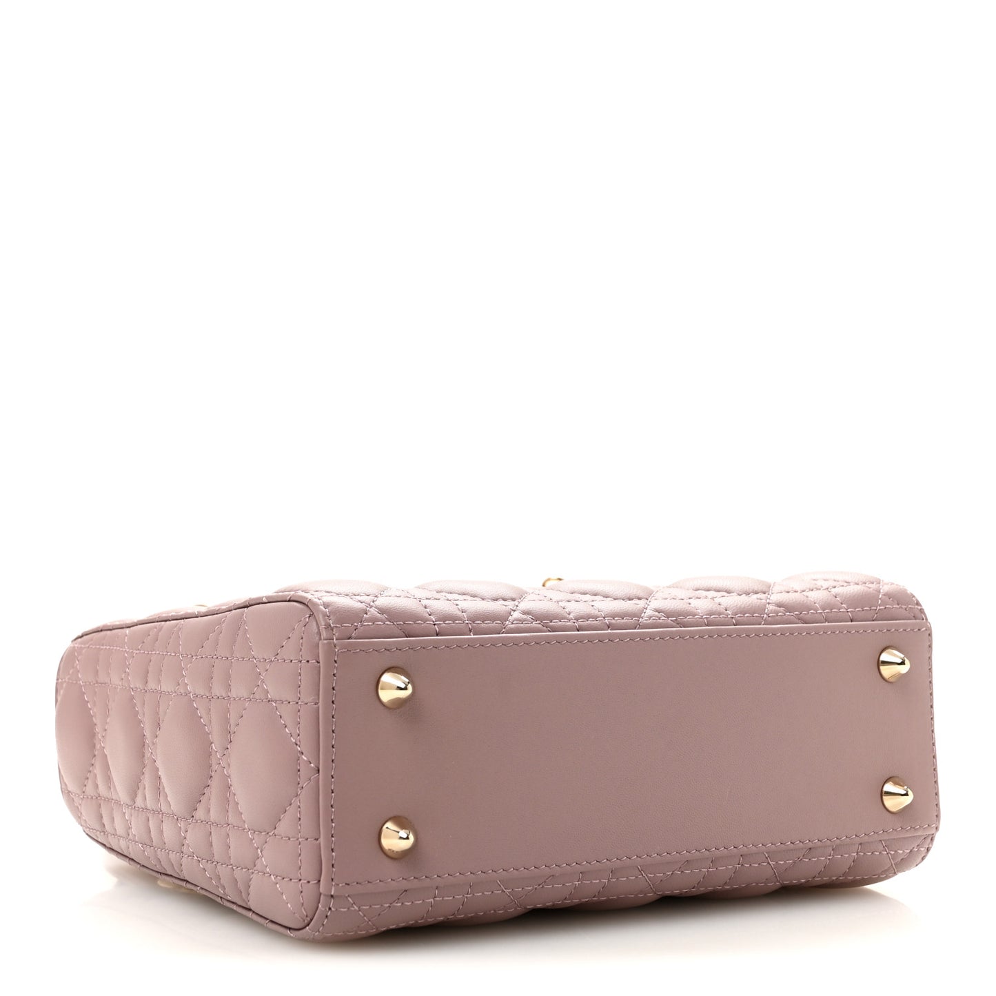 Lambskin Cannage Small My ABCDior Lady Dior Peony Pink