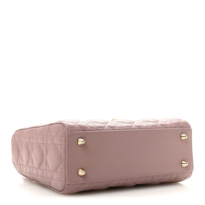 Christian Dior Lambskin Cannage Small My ABCDior Lady Dior Peony Pink 4 of 11