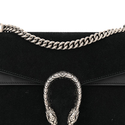 Gucci Suede Small Dionysus Shoulder Bag Black 8 of 16