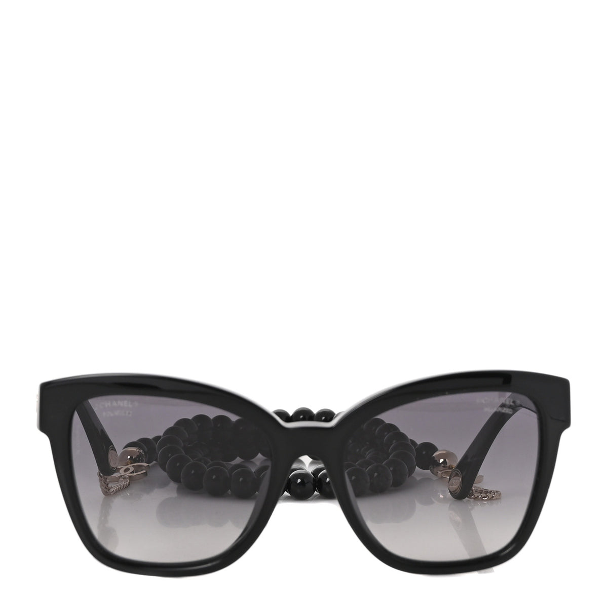 Chanel Acetate Chain Square Sunglasses 5487-A Black 2 of 8
