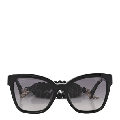 Chanel Acetate Chain Square Sunglasses 5487-A Black 2 of 8