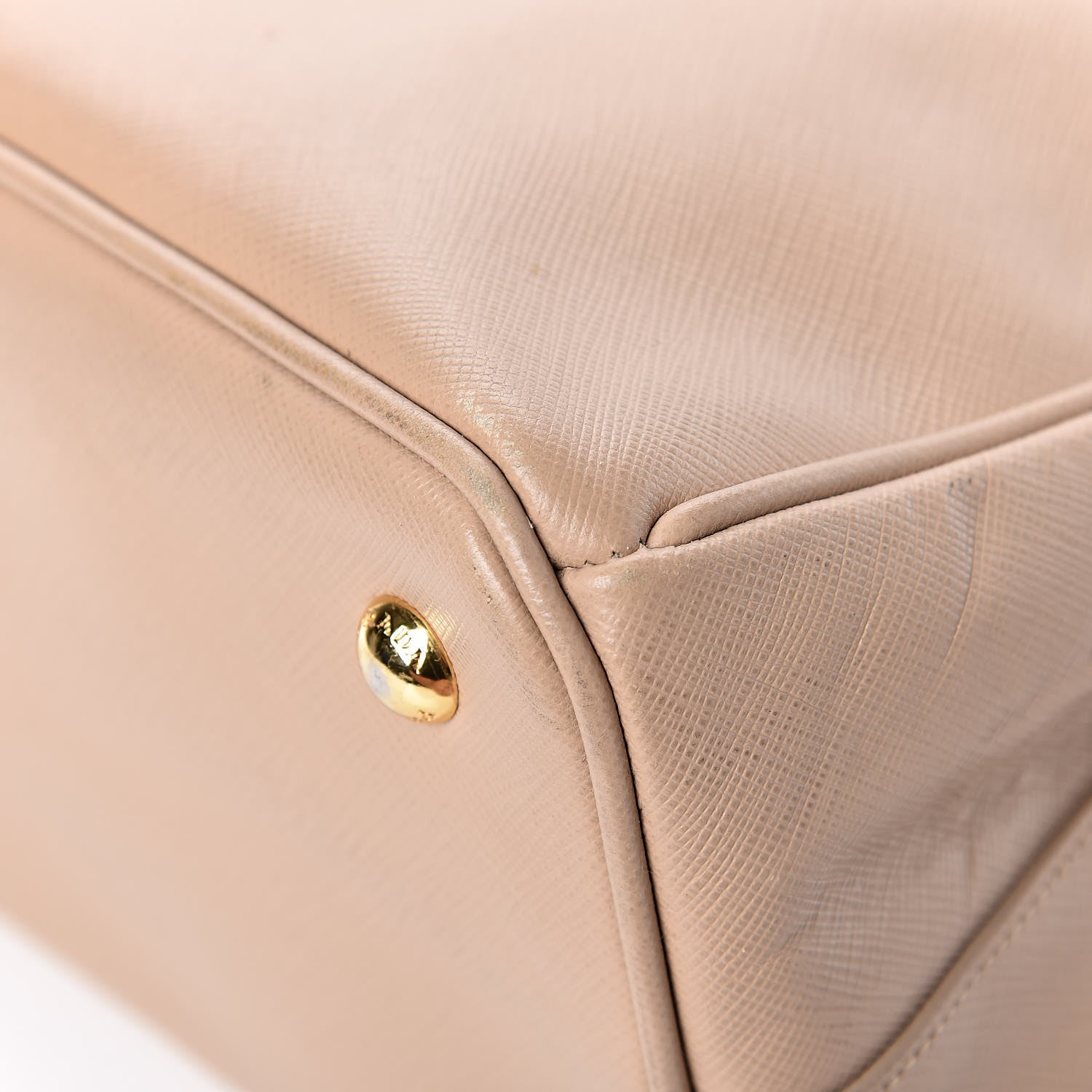 Prada Saffiano Lux Small Tote Sabbia 12 of 15