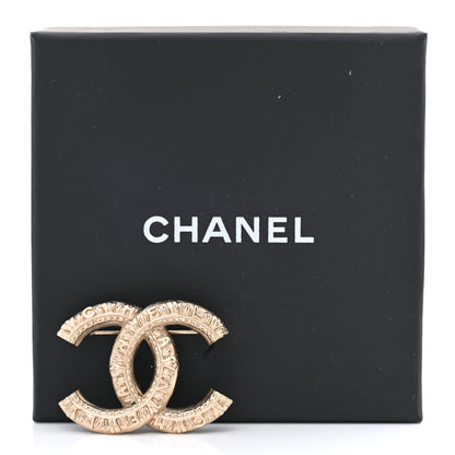 Chanel CC Logo Brooch Gold 6 of 6