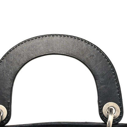 Christian Dior Smooth Calfskin Embroidered Mini Mosaic of Mirrors Lady Dior Black 11 of 11