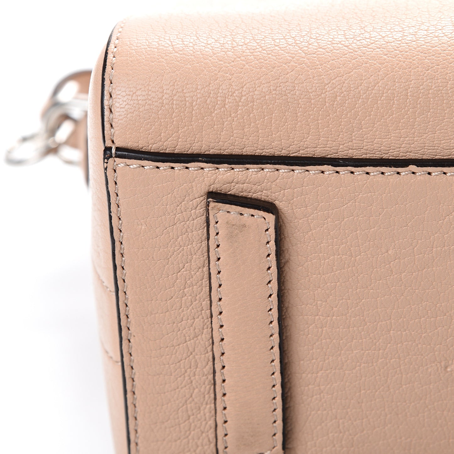 Sugar Goatskin Mini Antigona Powder