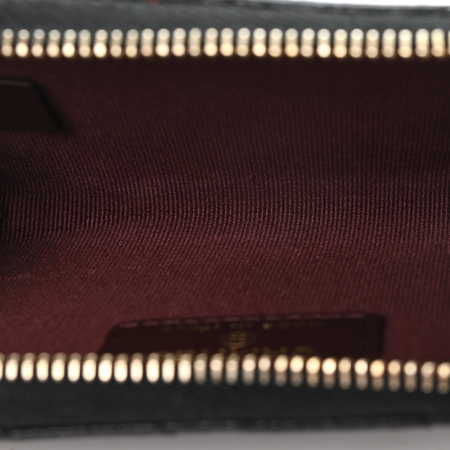 Caviar Quilted Zipped Key Holder Case Black