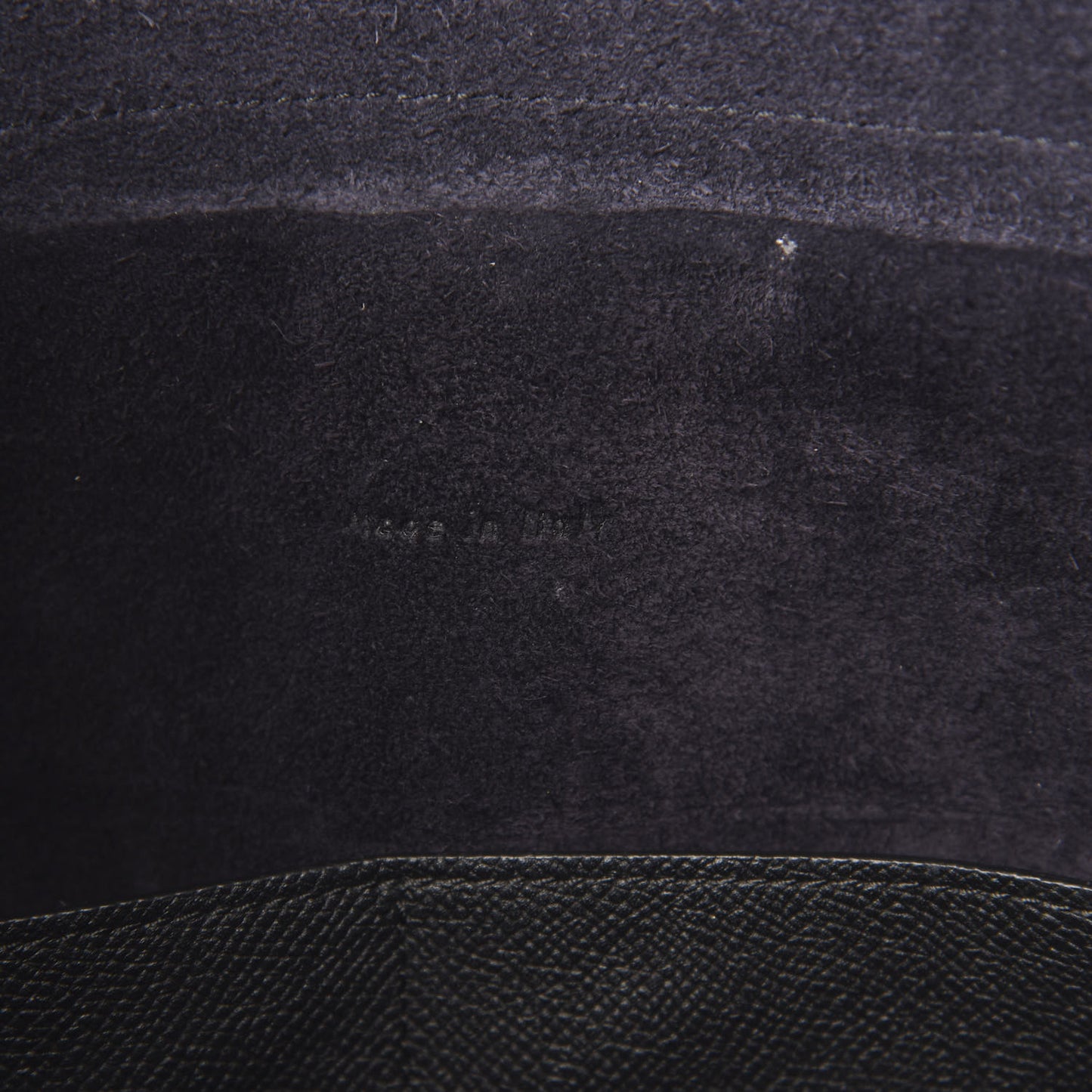 Grained Calfskin Mini Belt Bag Black