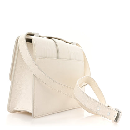 Christian Dior Ultra Matte Grained Calfskin 30 Montaigne Flap Bag White 3 of 10