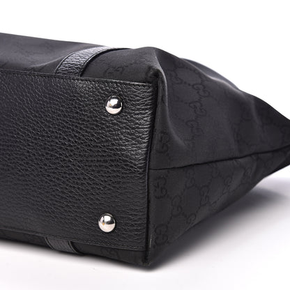 Gucci Nylon Monogram Medium Abbey Tote Black 9 of 11