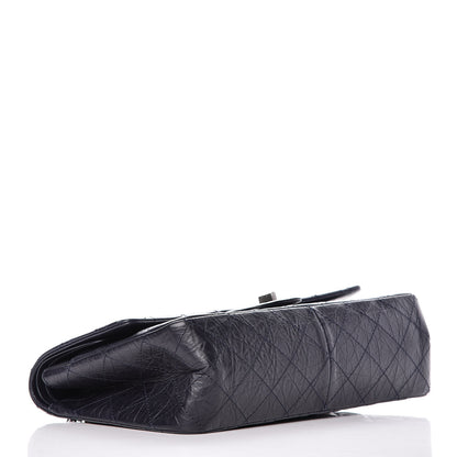 Chanel Aged Calfskin Quilted 2.55 Reissue 227 Flap Navy Blue 4 of 13