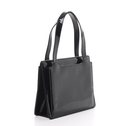 Chanel Patent Calfskin Mademoiselle Shoulder Bag Black 3 of 10