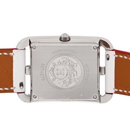 Hermes Stainless Steel Epsom 29mm Cape Cod Double Tour Quartz Watch Blanc 4 of 6