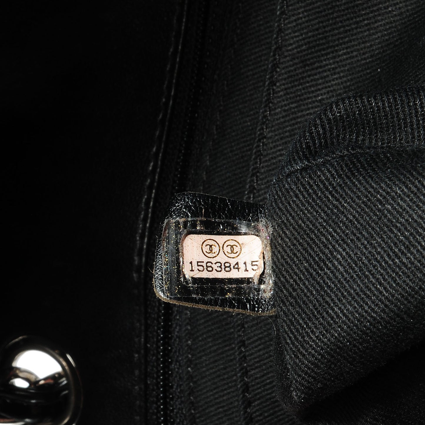 Vinyl Quilted In the Business Flap Bag Black