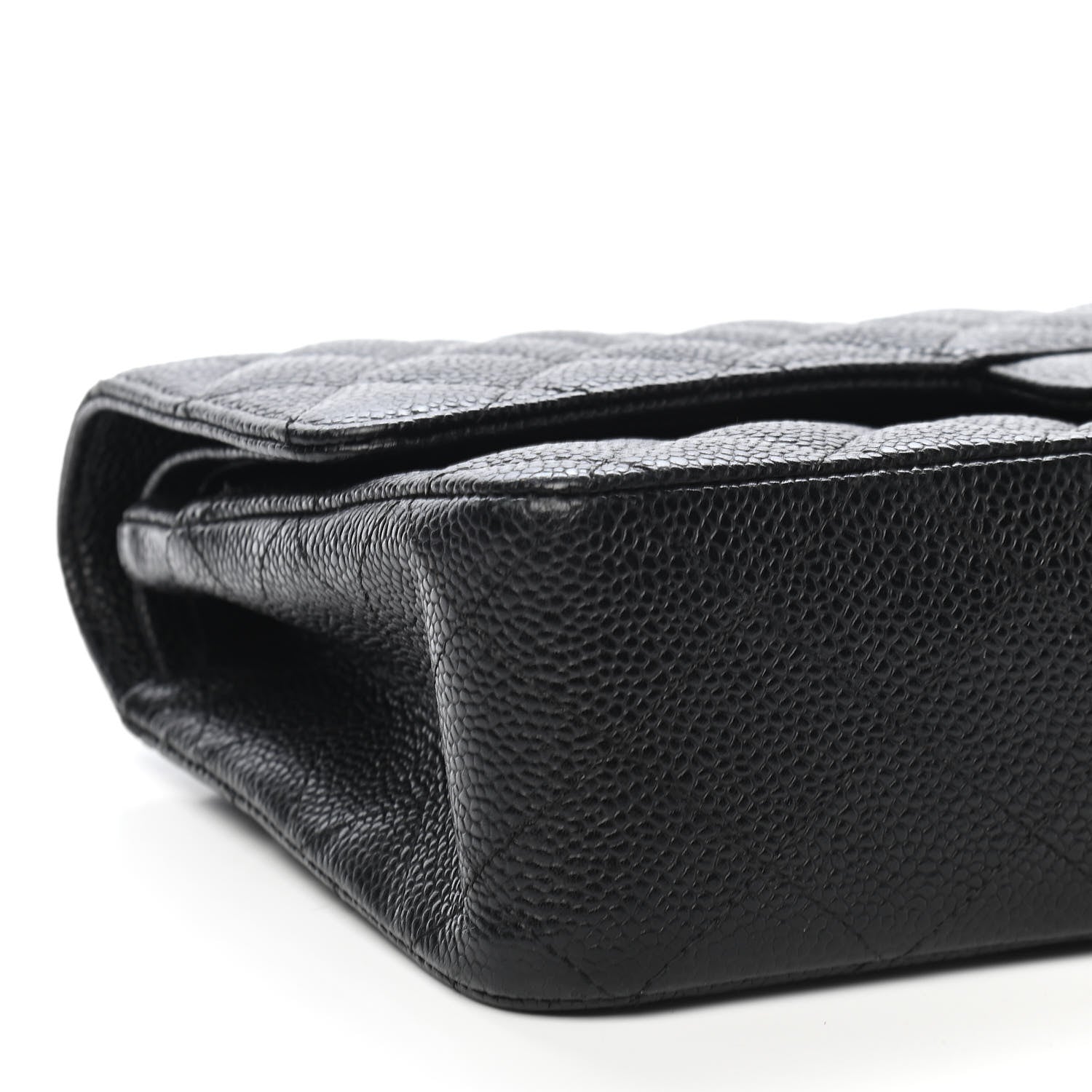 Chanel Caviar Quilted Medium Double Flap Black 15 of 17