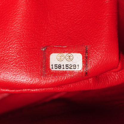 Chanel Lambskin Quilted Jumbo Double Flap Red 8 of 9