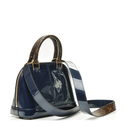 Louis Vuitton Patent Monogram Alma BB Marine 3 of 7