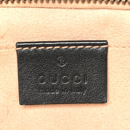 Gucci Calfskin Matelasse Small GG Marmont Chain Shoulder Bag Black 6 of 12
