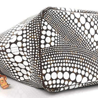 Louis Vuitton Monogram Kusama Waves Neverfull MM White 9 of 10