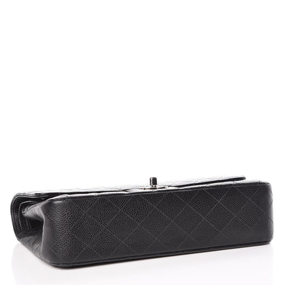 Chanel Caviar Quilted Medium Double Flap Black 4 of 12