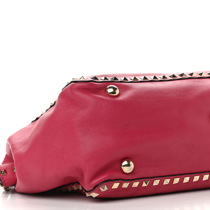 Valentino Garavani Vitello Medium Rockstud Tote Pink 7 of 14