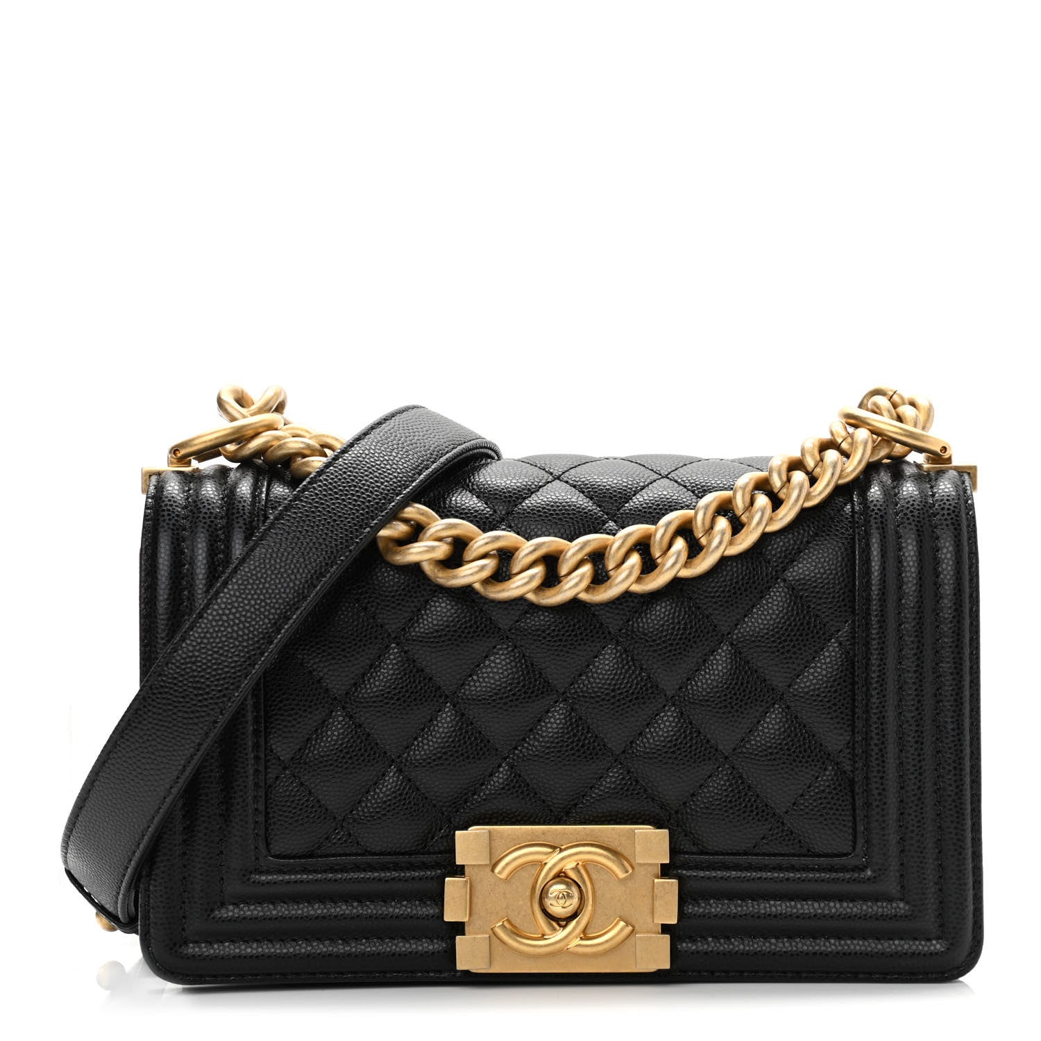 Chanel Caviar Quilted Small Boy Flap Black 1 of 9