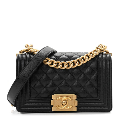 Chanel Caviar Quilted Small Boy Flap Black 1 of 9
