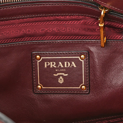 Prada Soft Calf Satchel Amaranto 6 of 12