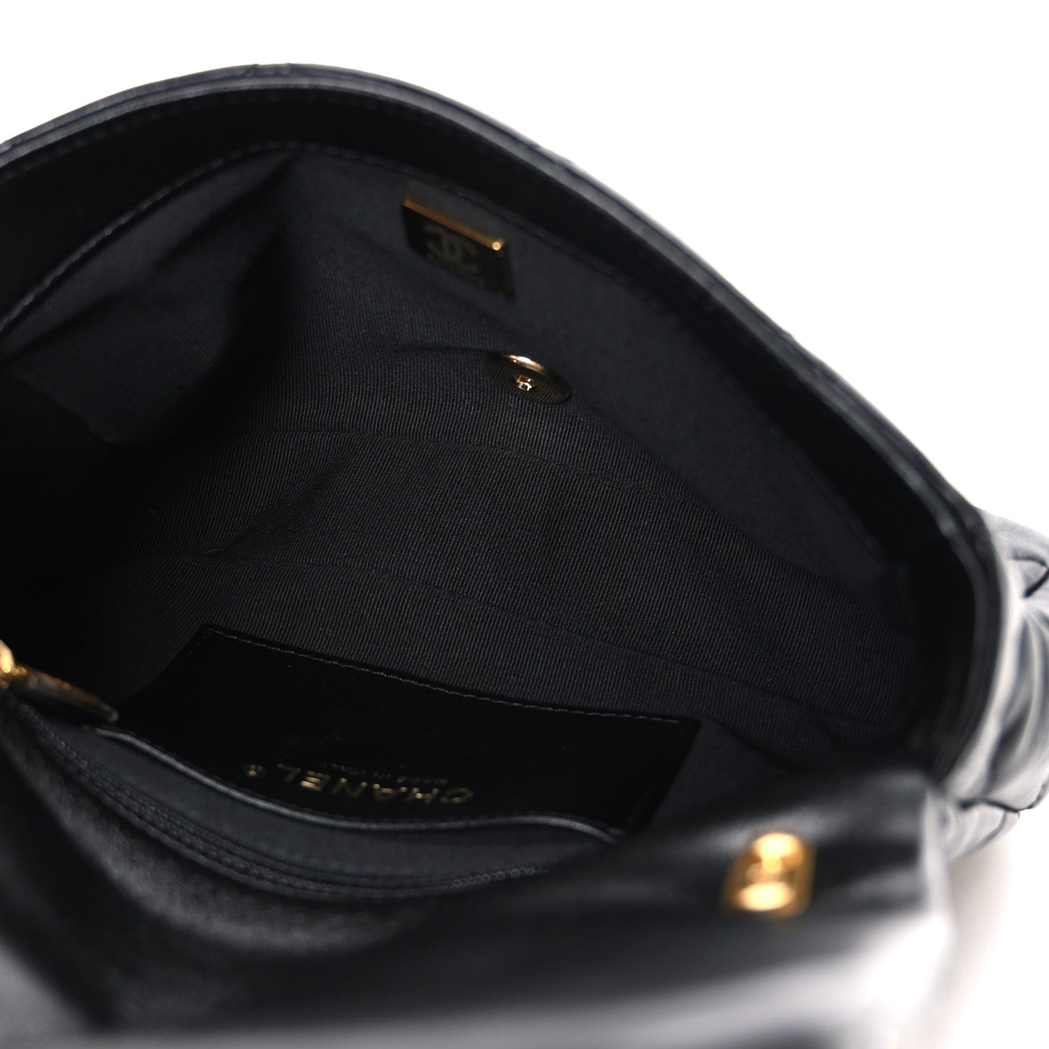 Chanel Lambskin Quilted Small Funky Town Flap Black 5 of 10