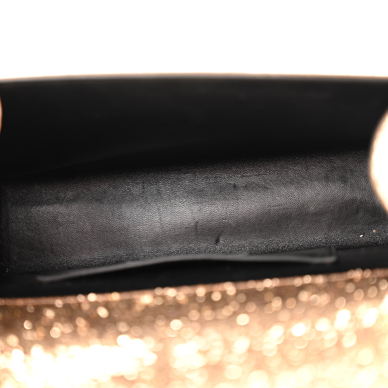Saint Laurent Glitter Monogram Galactica Satchel Gold 5 of 12