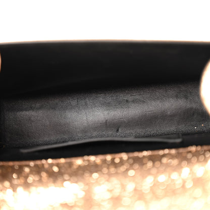 Saint Laurent Glitter Monogram Galactica Satchel Gold 5 of 12