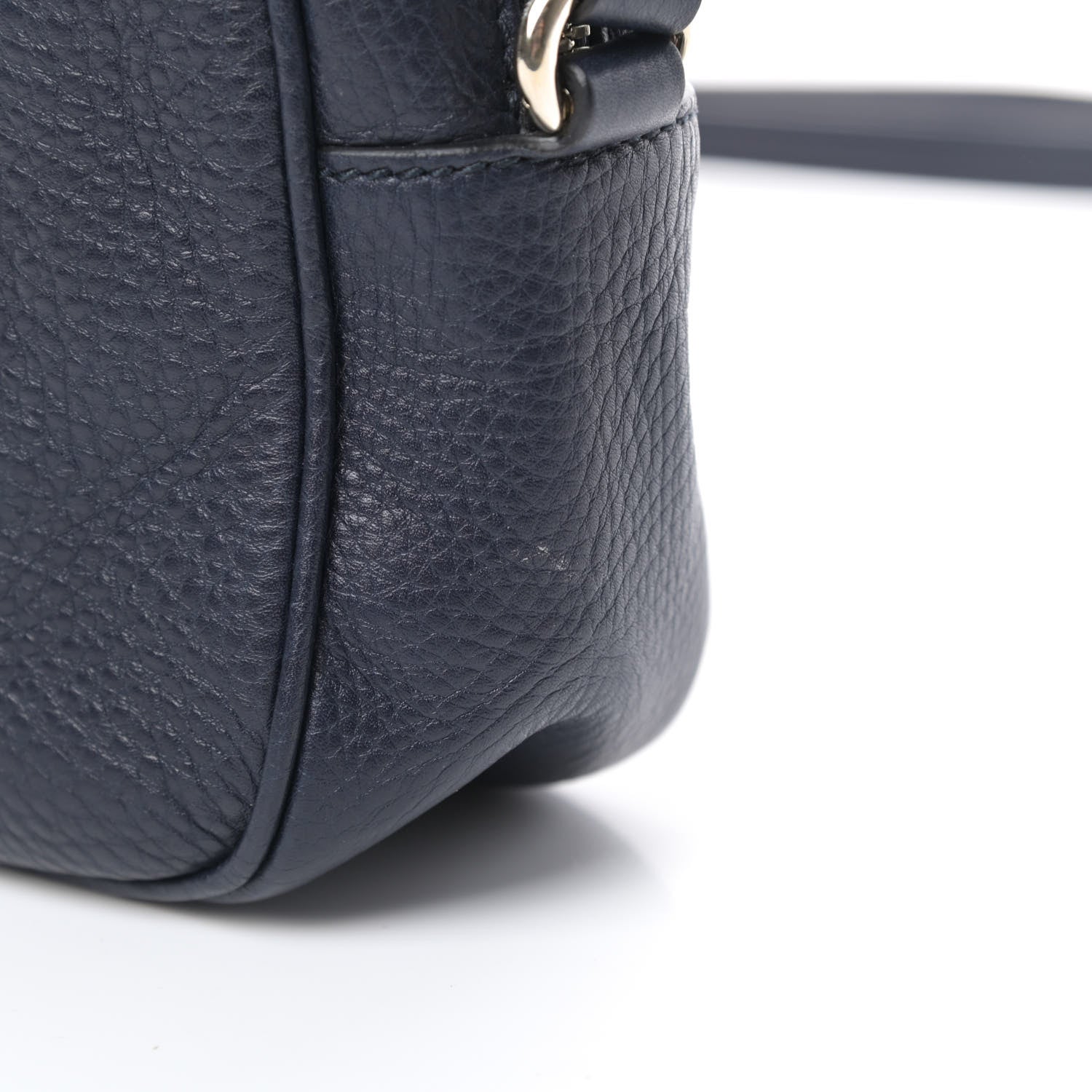 Gucci Pebbled Calfskin Small Soho Disco Bag Blue 11 of 11