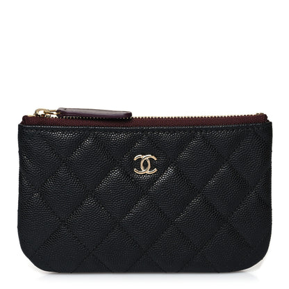 Chanel Caviar Quilted Small Cosmetic Case Black 1 of 8