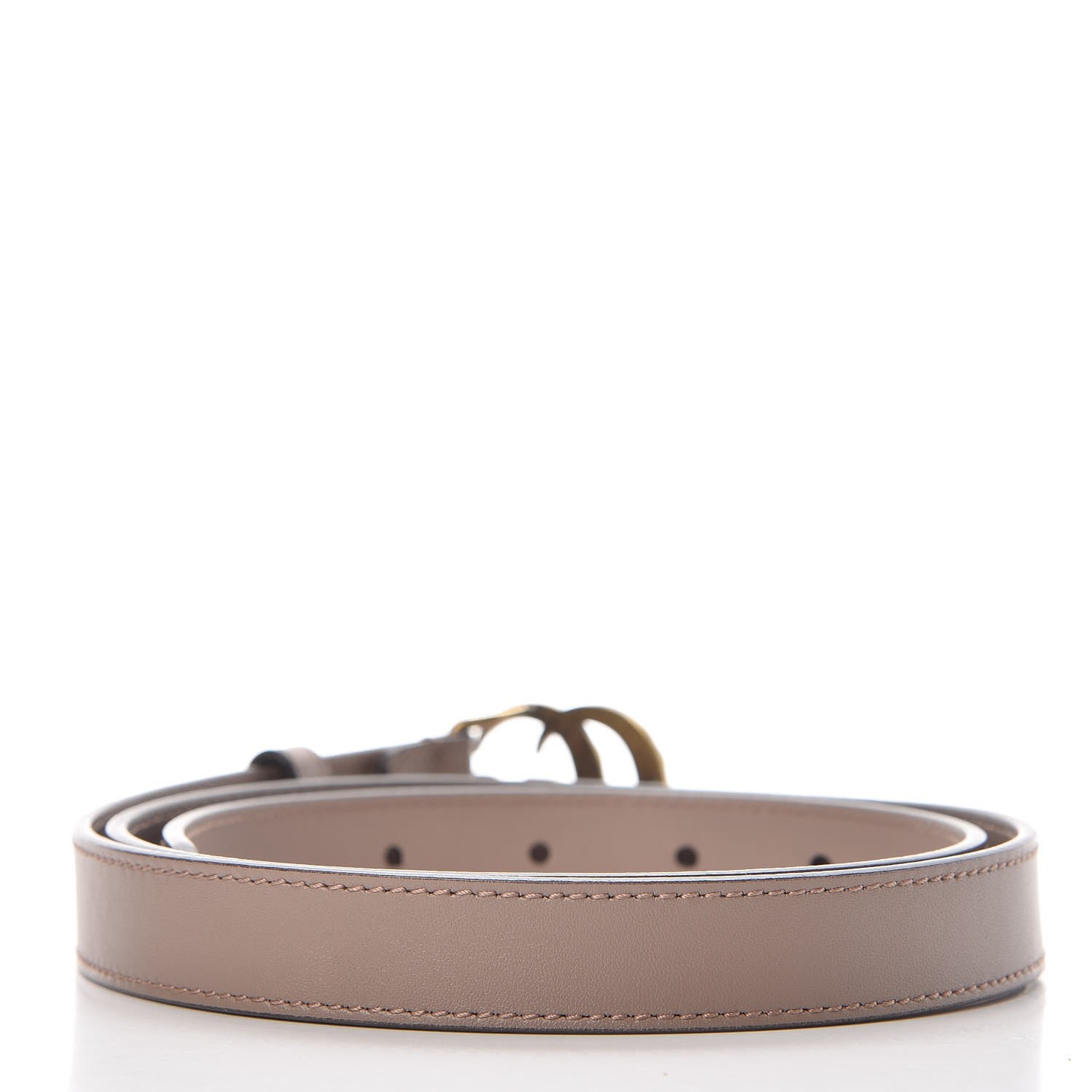 Gucci Calfskin Pearl Double G 20mm Belt 85 34 Porcelain Rose 3 of 9