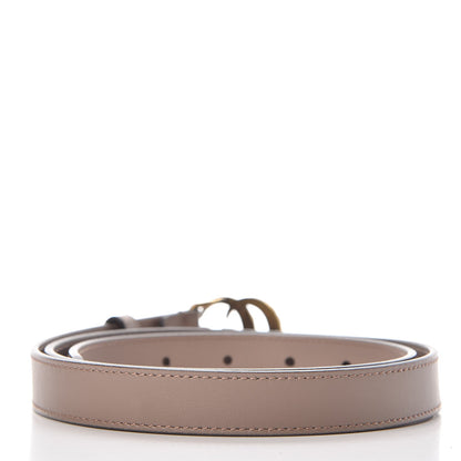 Gucci Calfskin Pearl Double G 20mm Belt 85 34 Porcelain Rose 3 of 9