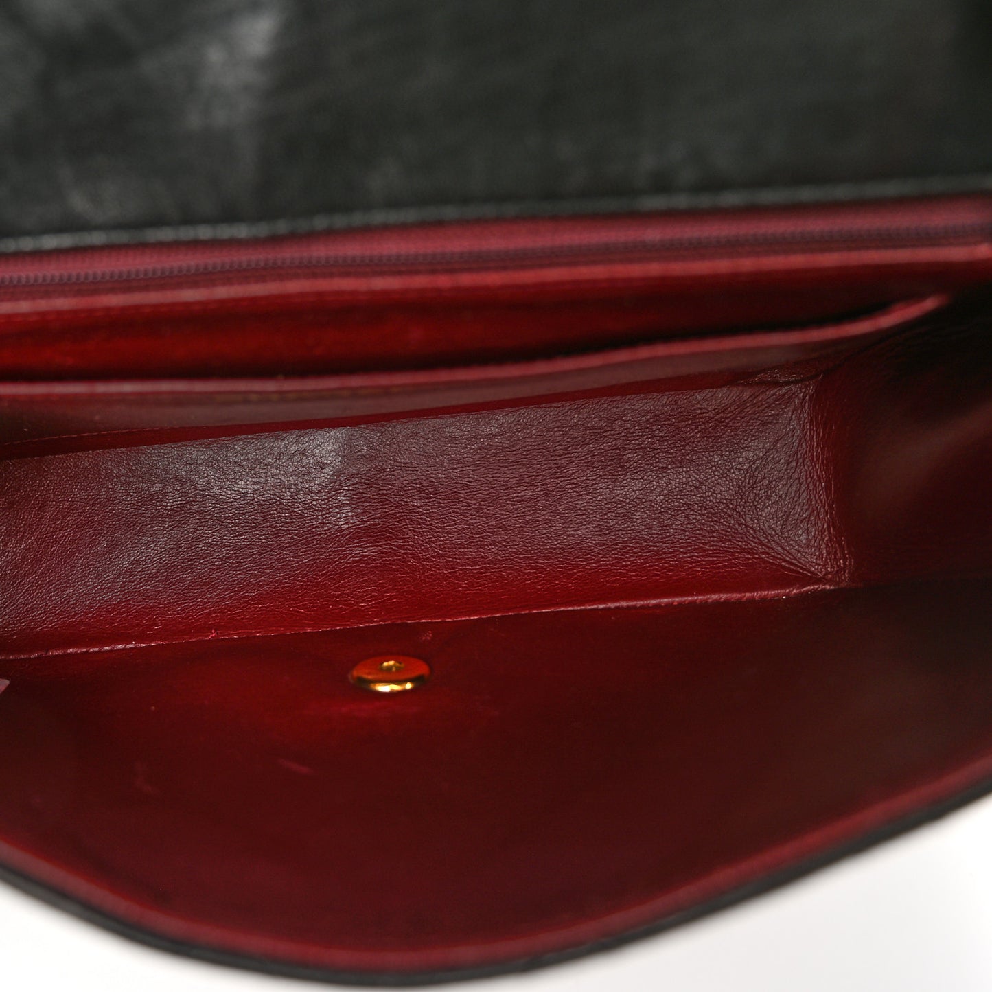 Lambskin Quilted Medium Single Flap Black