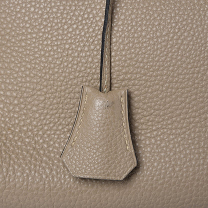 Hermes Taurillon Clemence Birkin 40 Gris Tourterelle 32 of 33