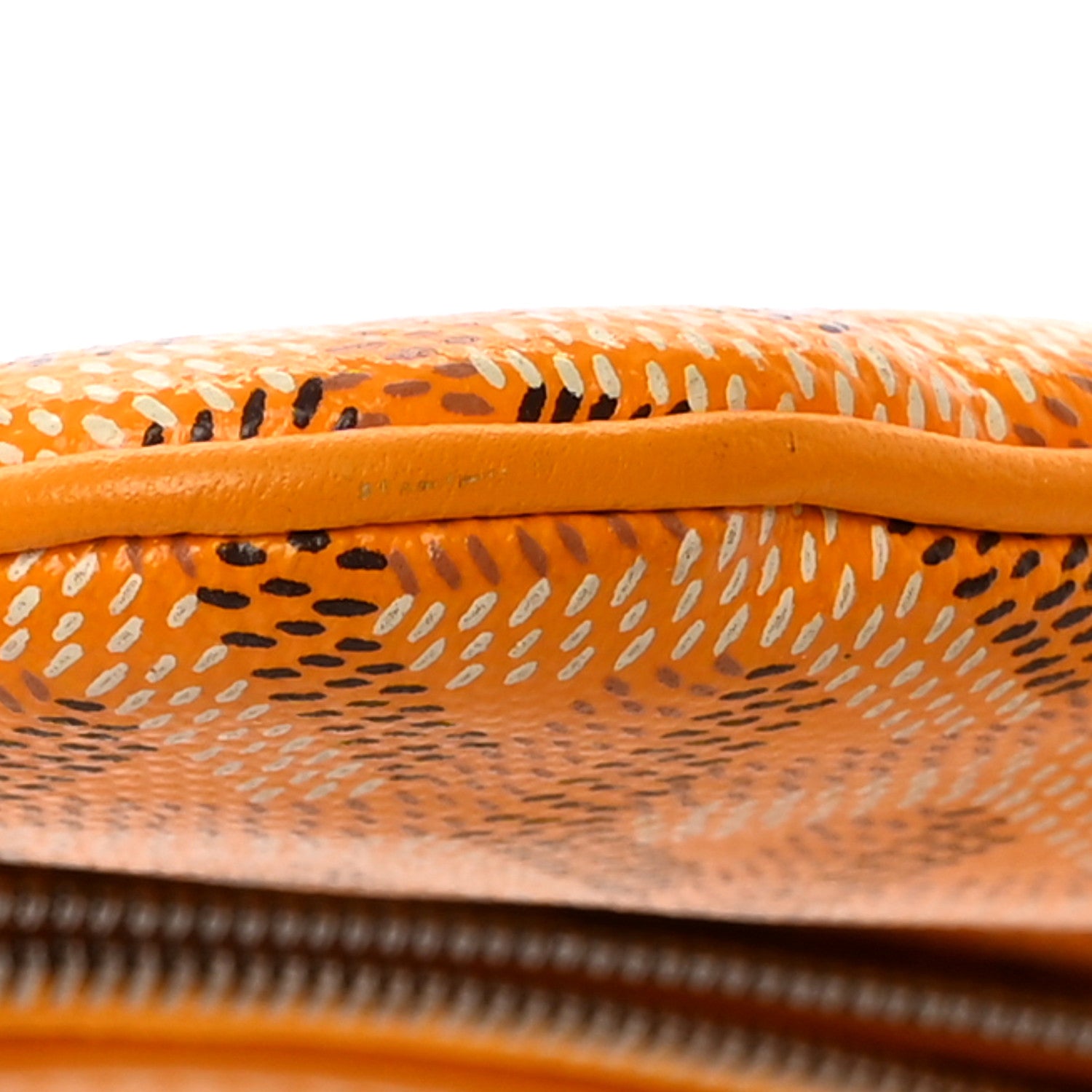 Goyard Goyardine Sainte Marie Soft Clutch Yellow 11 of 12