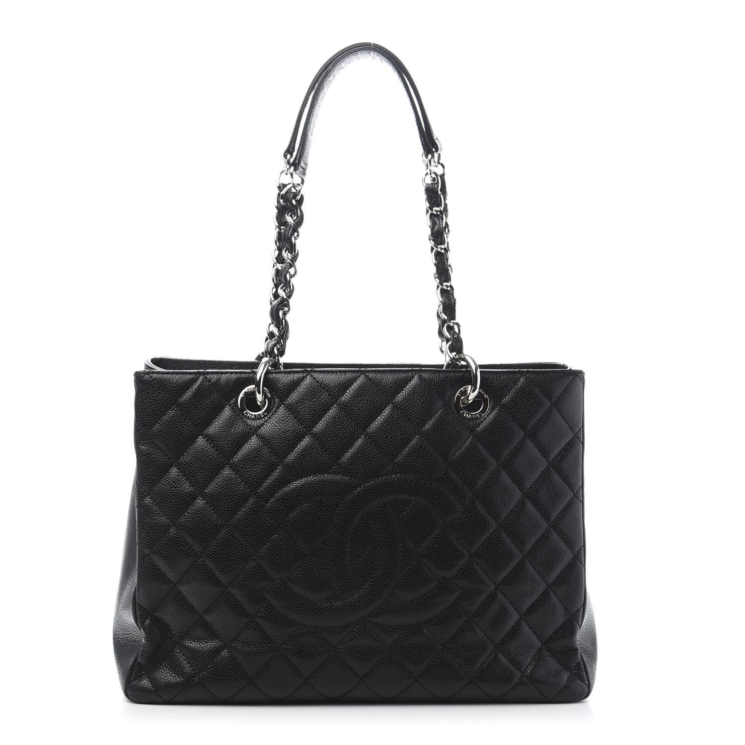 Chanel Caviar Quilted Grand Shopping Tote GST Black 1 of 11