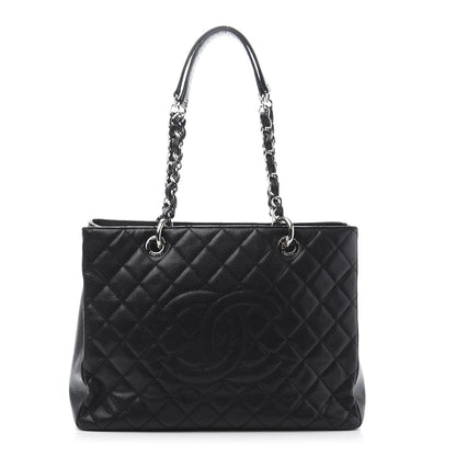 Chanel Caviar Quilted Grand Shopping Tote GST Black 1 of 11