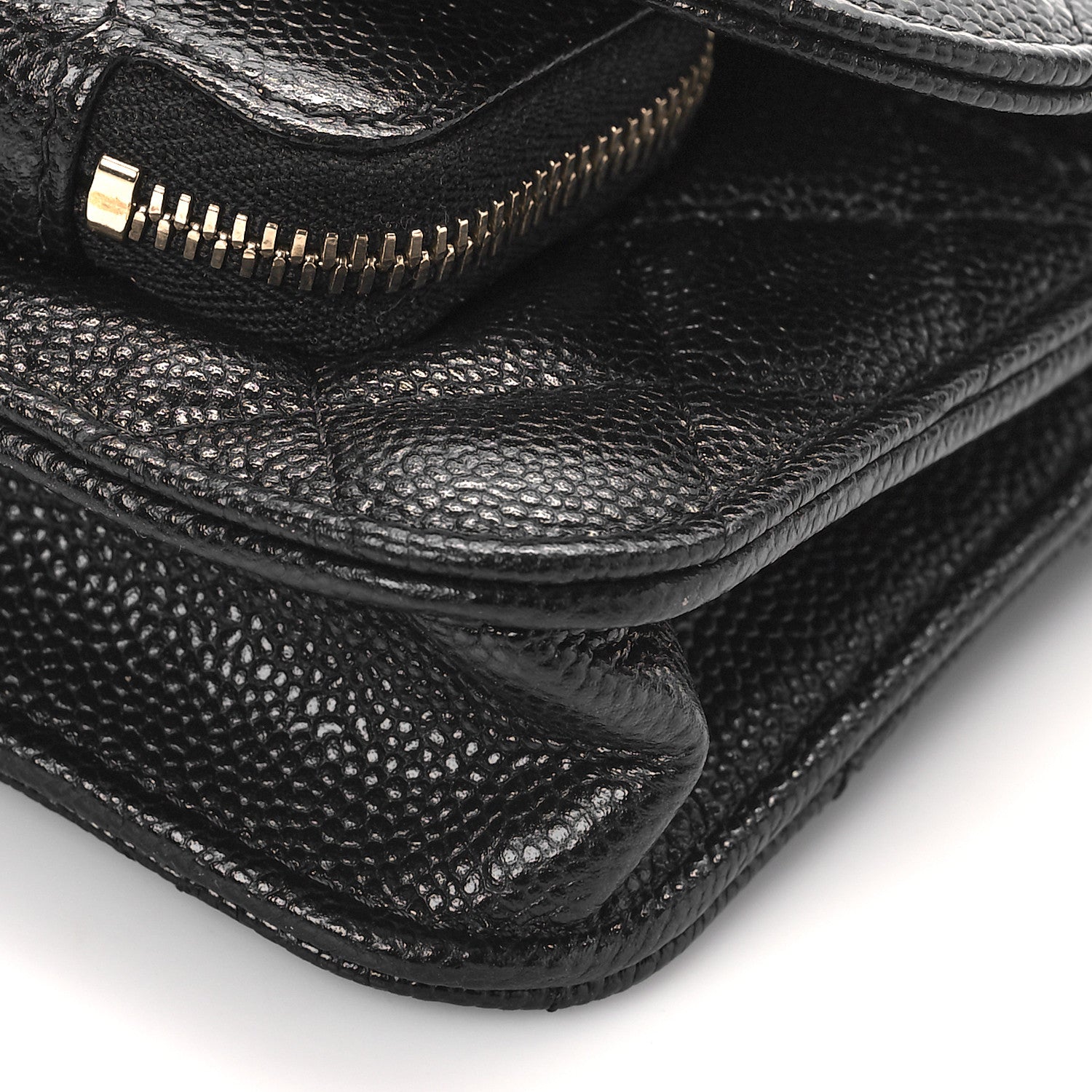 Chanel Caviar Quilted Business Affinity Clutch With Chain Black 9 of 11