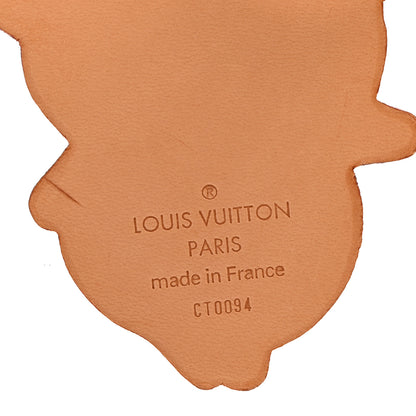 Louis Vuitton Vachetta Monogram Panda Key Ring Bag Charm 3 of 4
