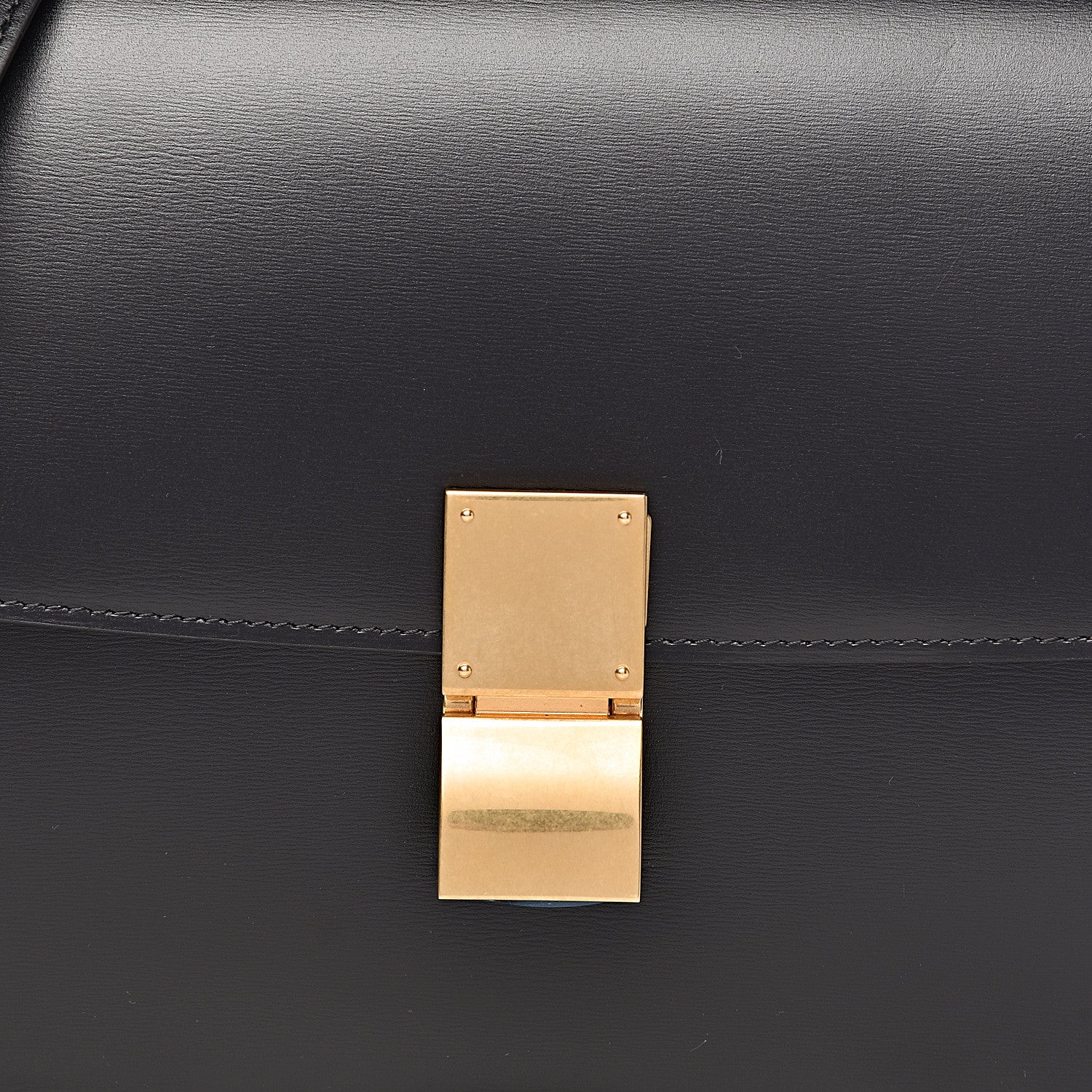 Celine Box Calfskin Medium Classic Box Flap Bag Black 10 of 10