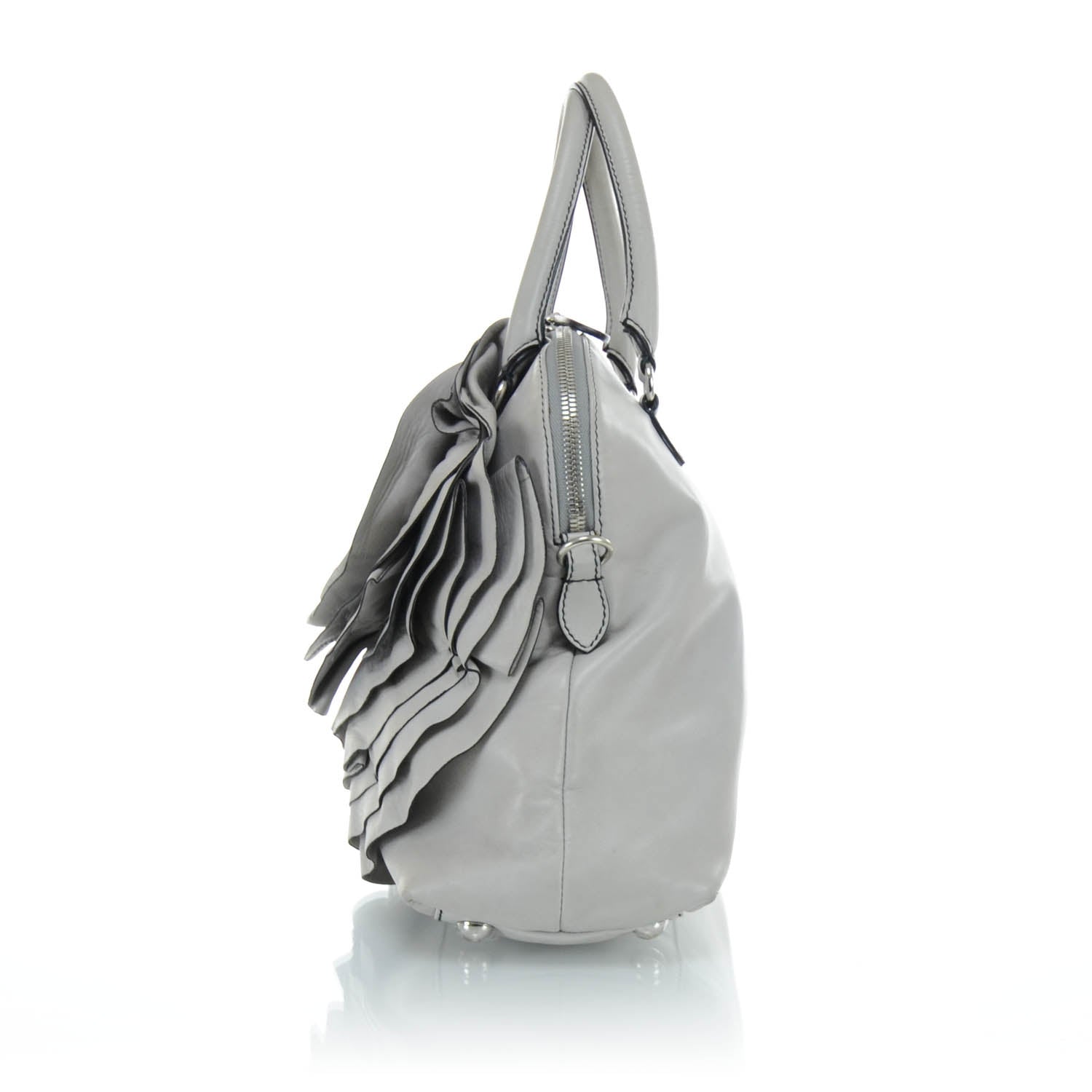 Valentino Garavani Nappa Petale Fango Tote 5 of 10