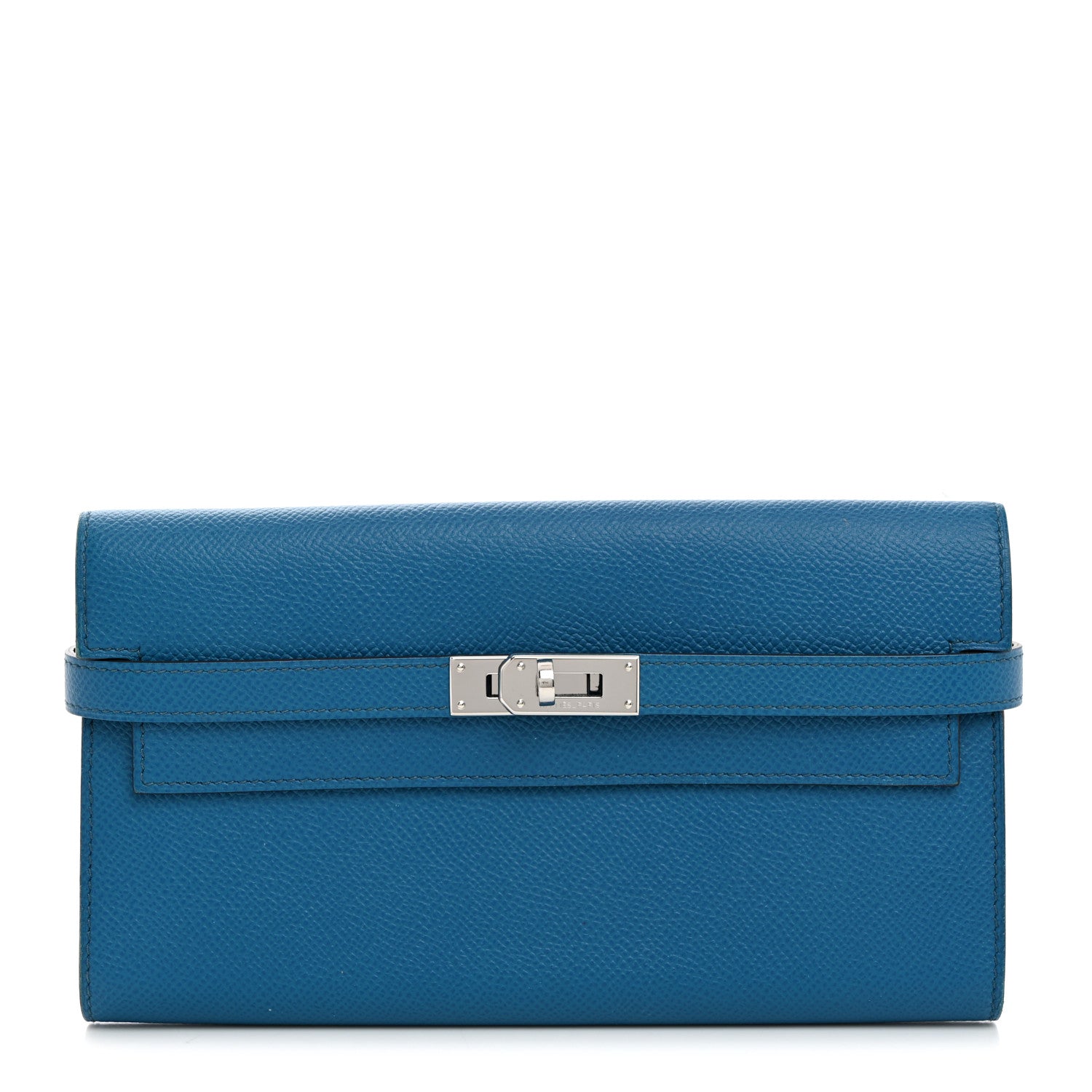 Hermes Epsom Kelly Longue Wallet Bleu Izmir 1 of 10
