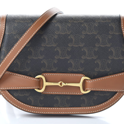 Celine Triomphe Canvas Small Crecy Bag Tan 10 of 11
